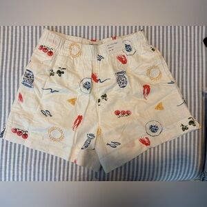 Abercrombie Linen Pattern Shorts